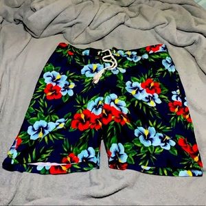 🔥🔥 Hawaiian Flower Swim Shorts